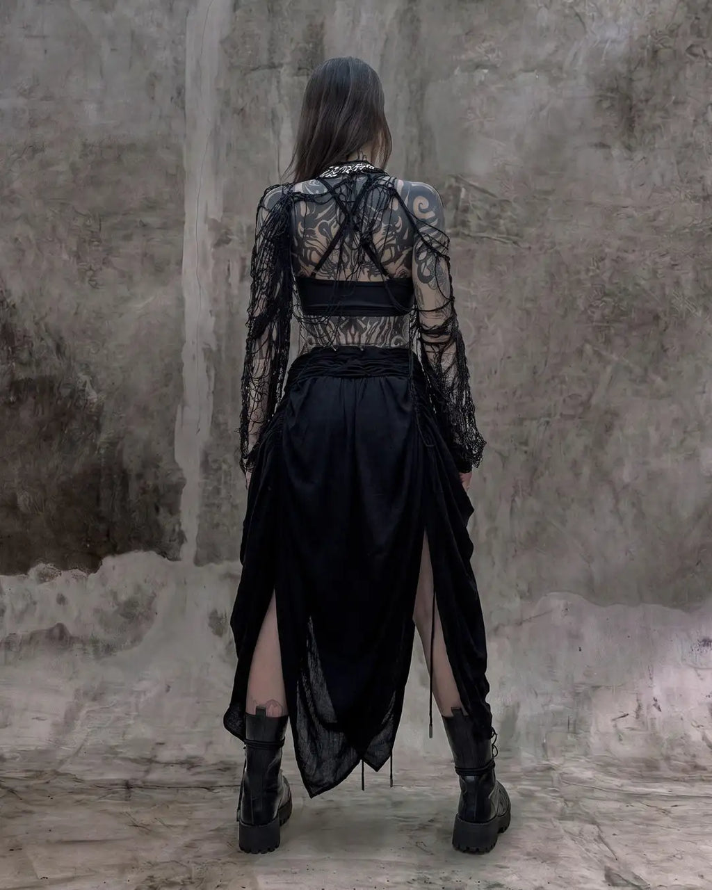 FRAGMENT SKIRT  skirt - dark fashion by SON27