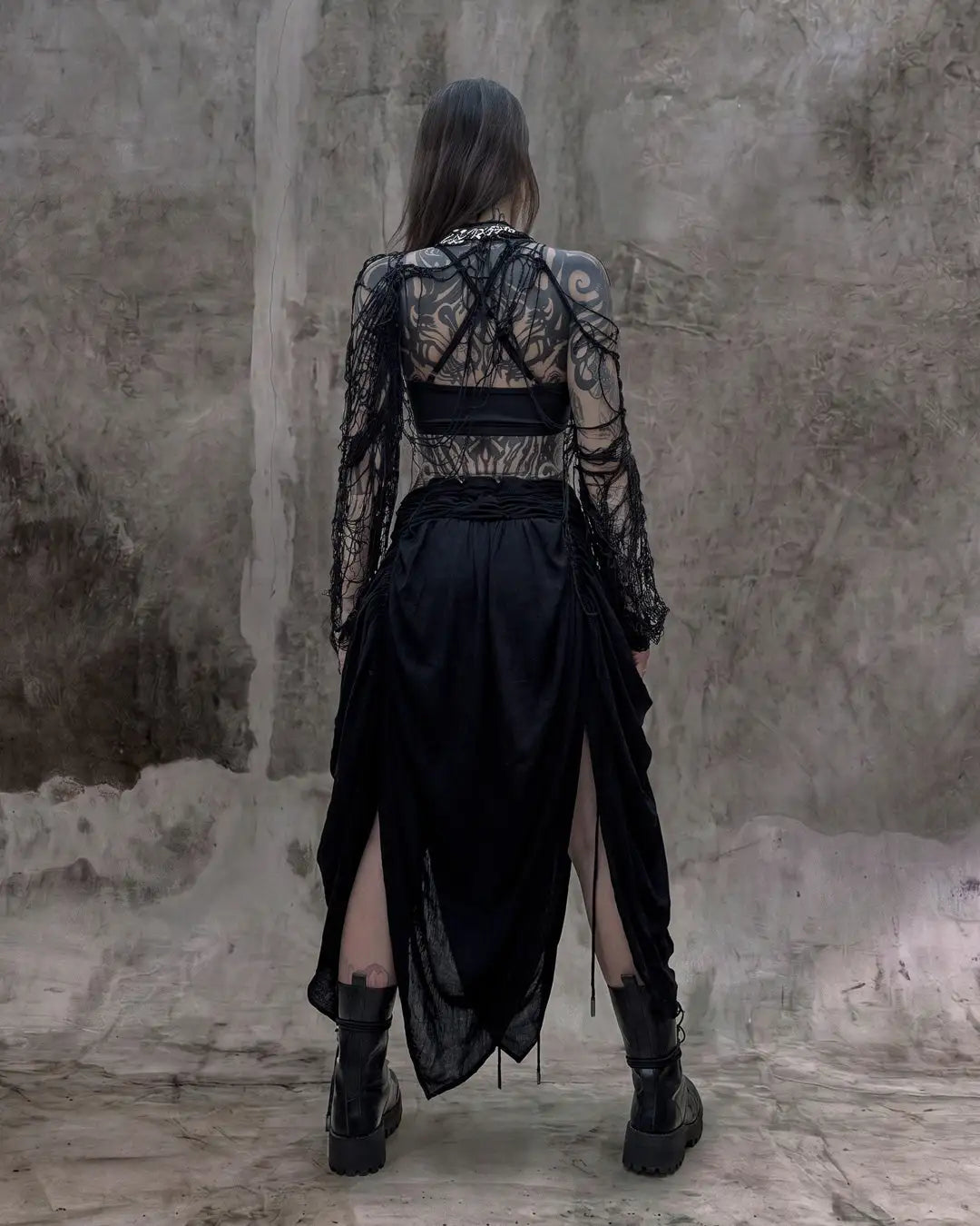 FRAGMENT SKIRT  skirt - dark fashion by SON27