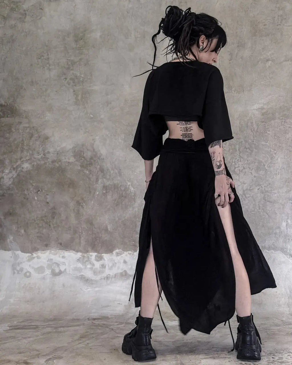 FRAGMENT SKIRT  skirt - dark fashion by SON27