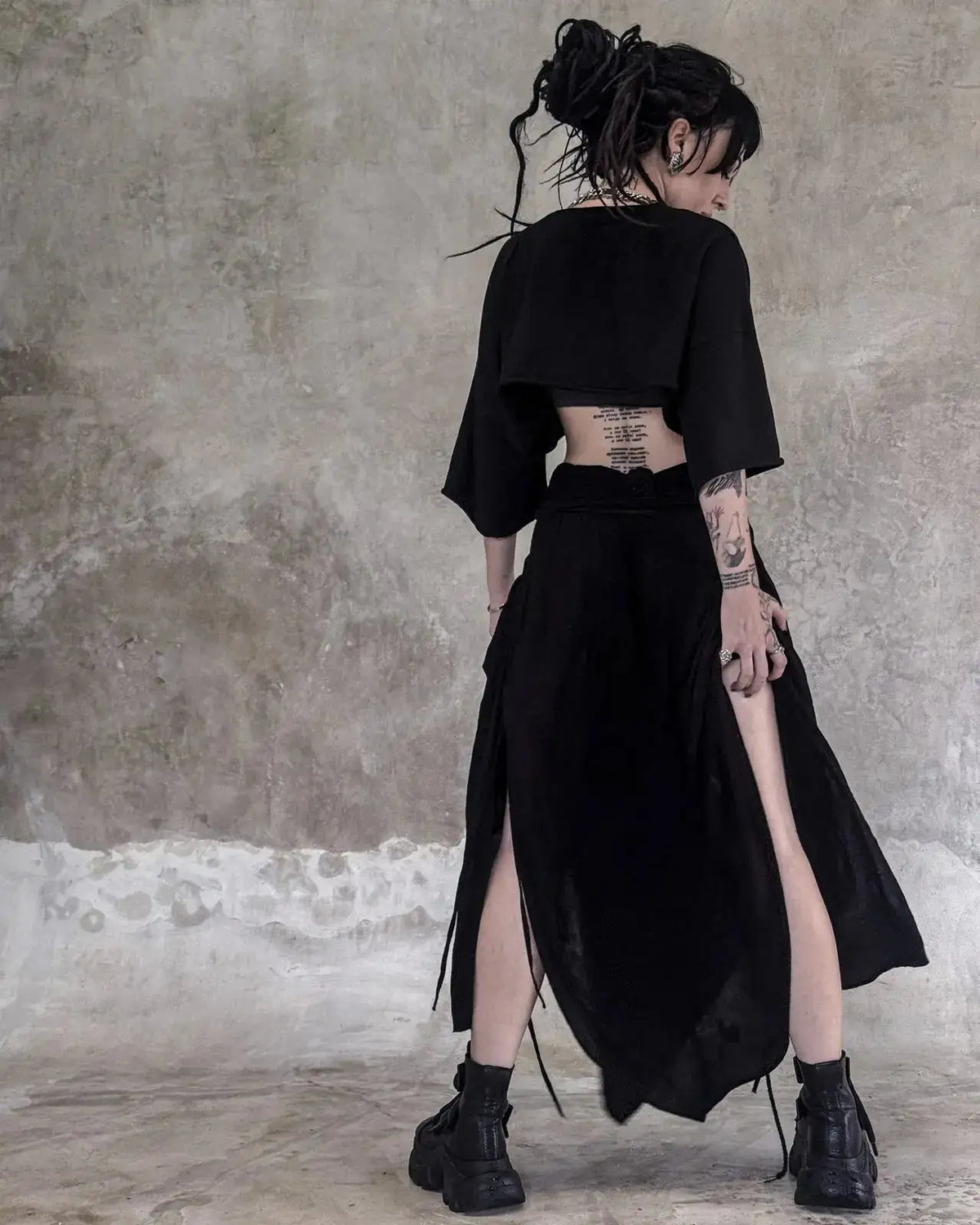 FRAGMENT SKIRT  skirt - dark fashion by SON27