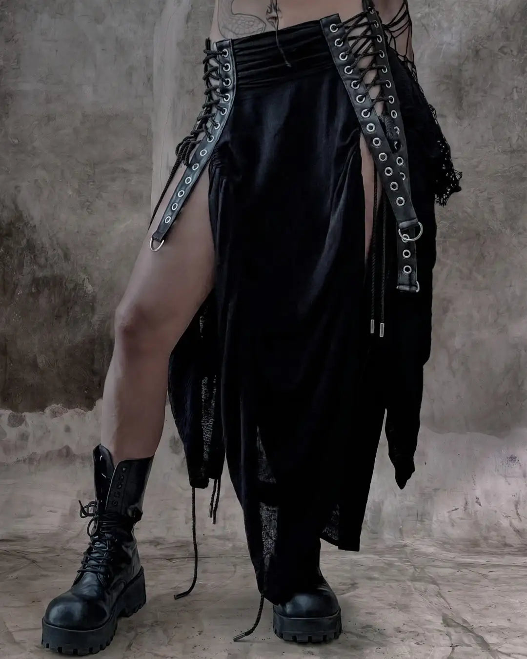 FRAGMENT SKIRT  skirt - dark fashion by SON27
