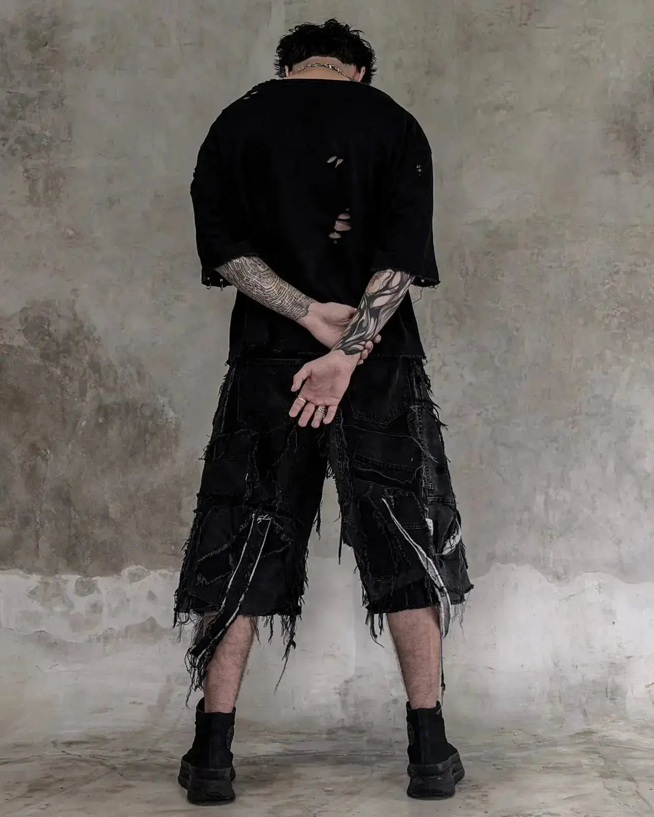 OPIUM SHORTS  shorts - dark fashion by SON27