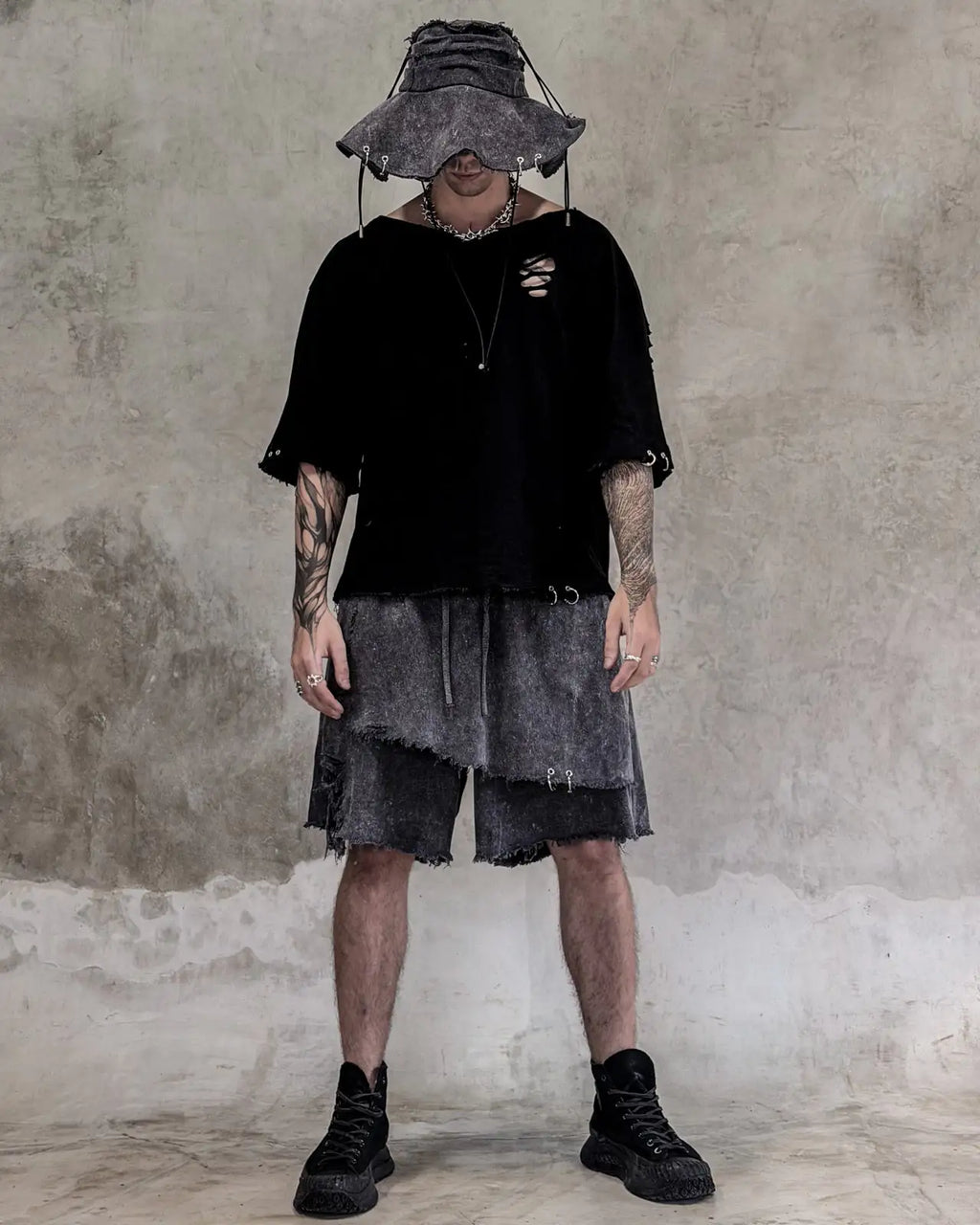 STIGMA SHORTS  shorts - dark fashion by SON27