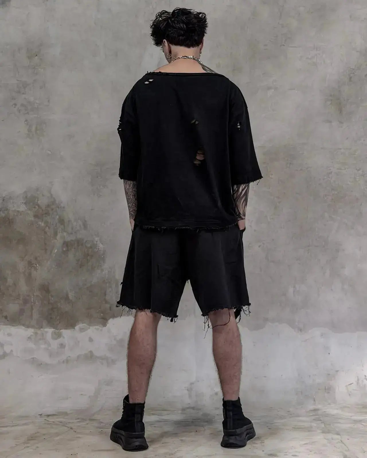 STIGMA SHORTS  shorts - dark fashion by SON27