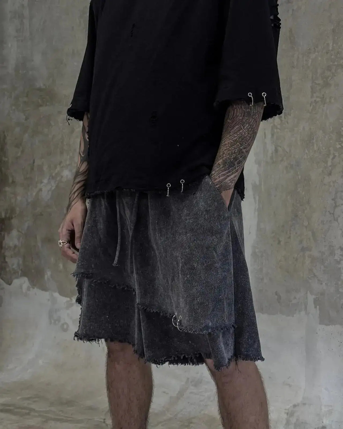 STIGMA SHORTS  shorts - dark fashion by SON27