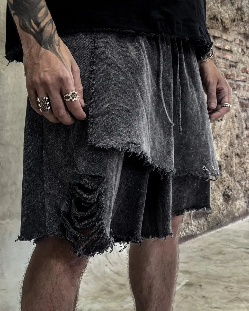 STIGMA SHORTS  shorts - dark fashion by SON27
