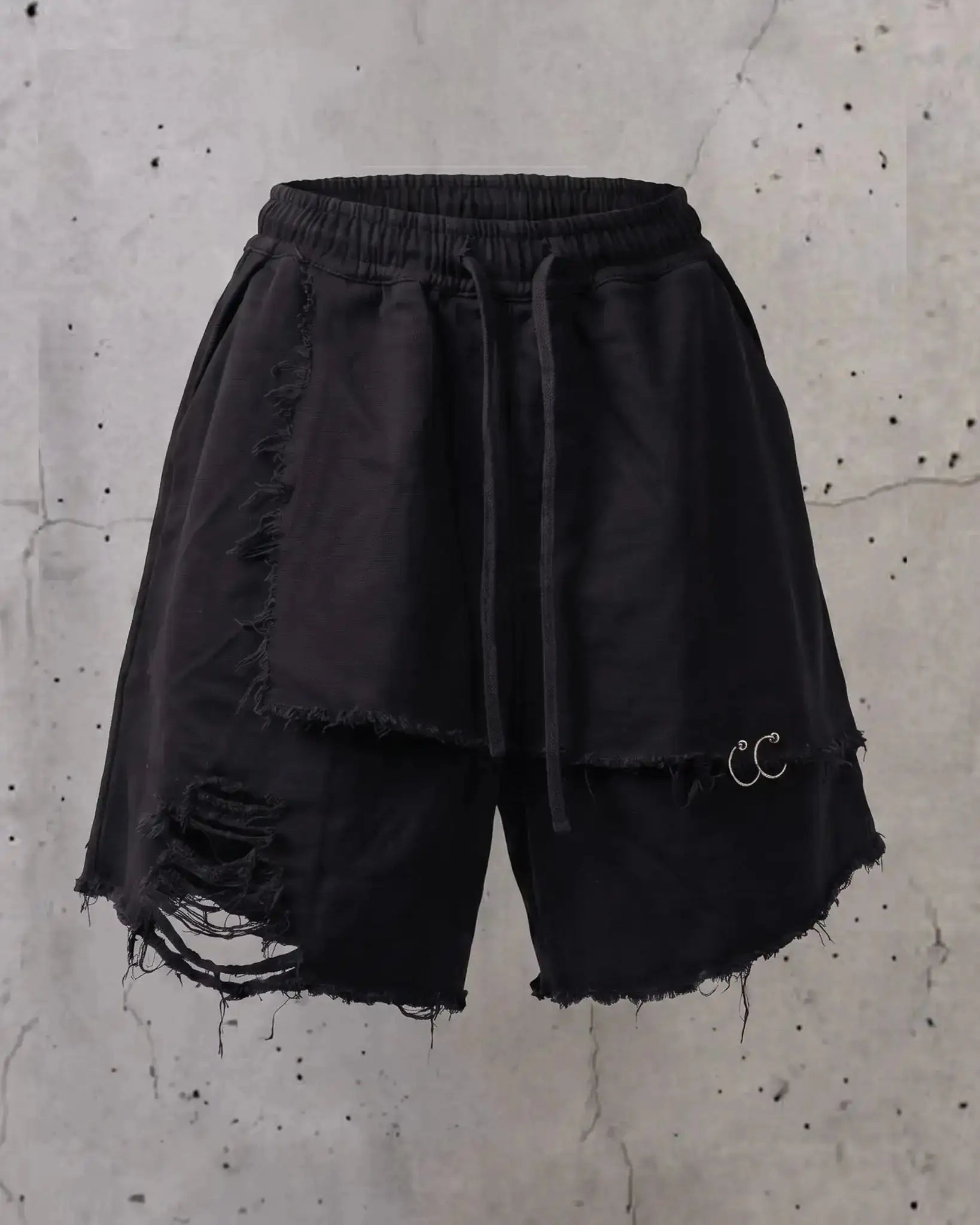 STIGMA SHORTS Black shorts - dark fashion by SON27