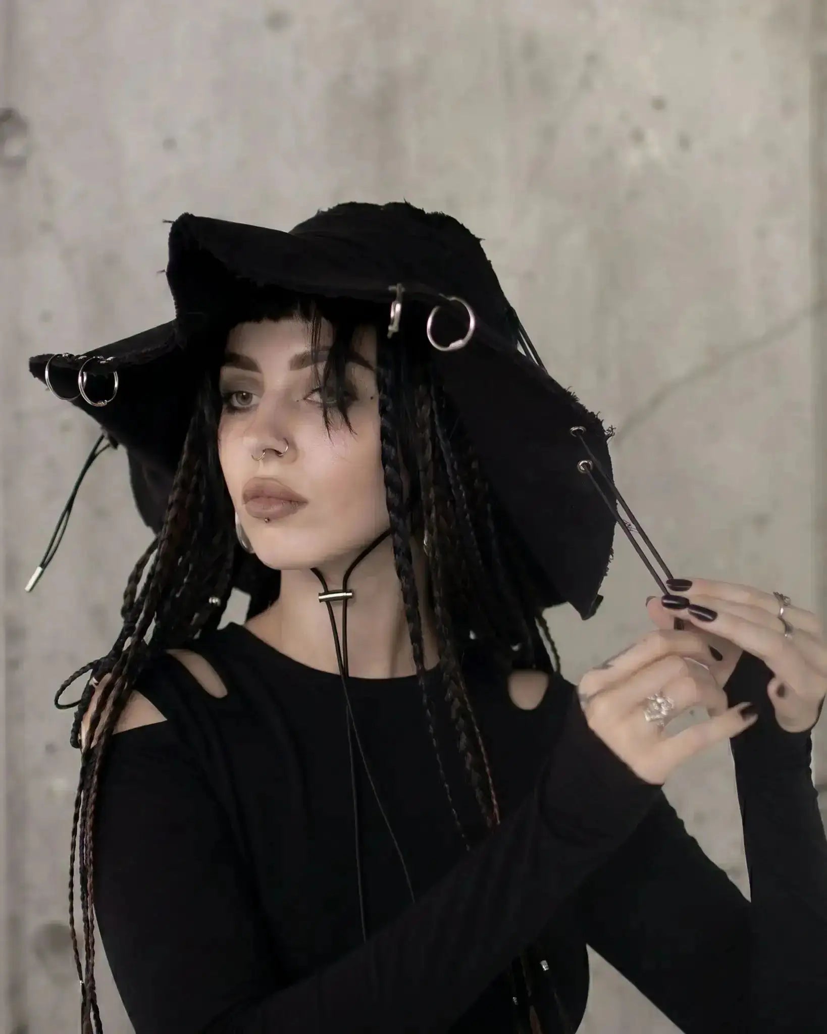 VOID HAT  bucket hat - dark fashion by SON27