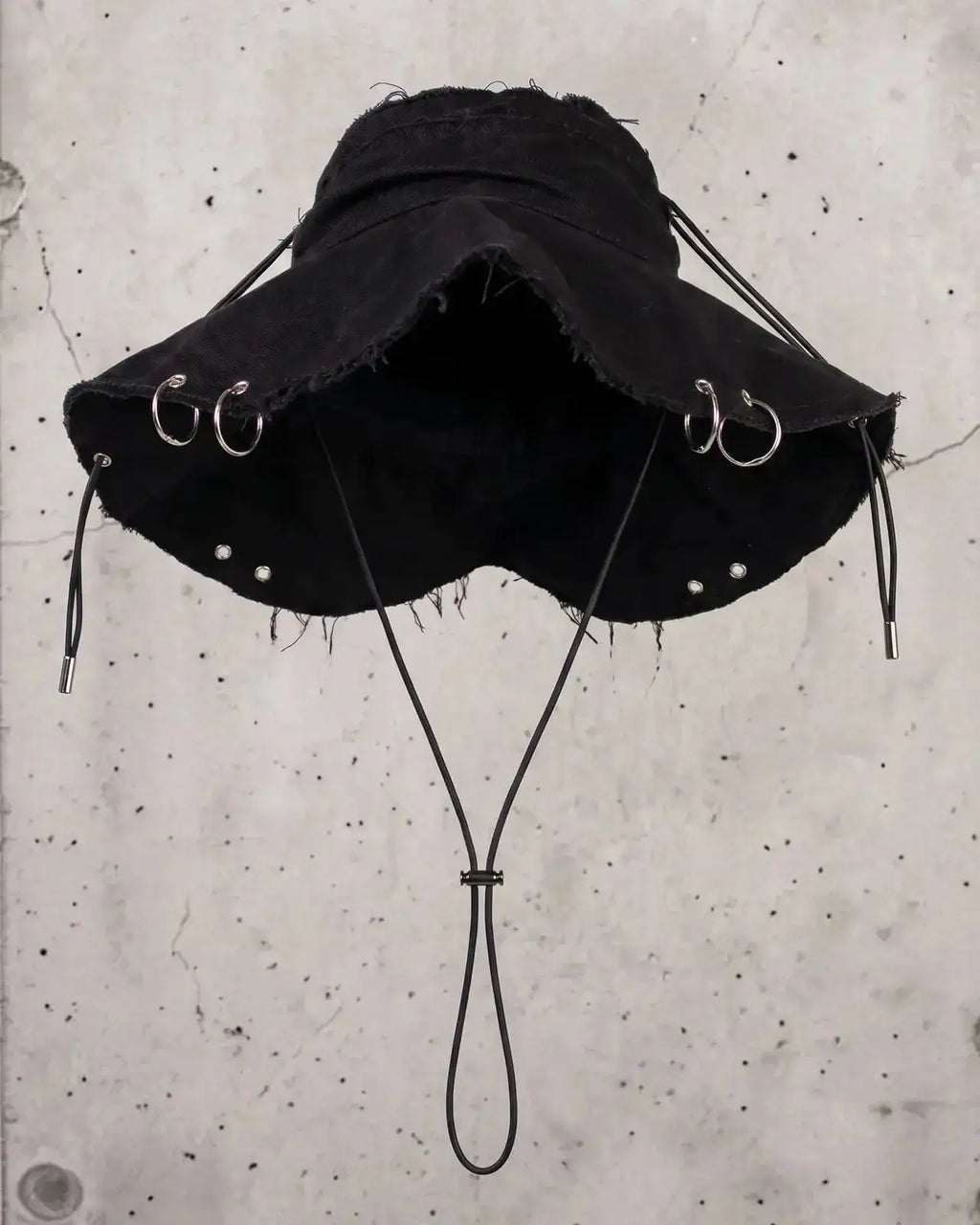 VOID HAT Black bucket hat - dark fashion by SON27