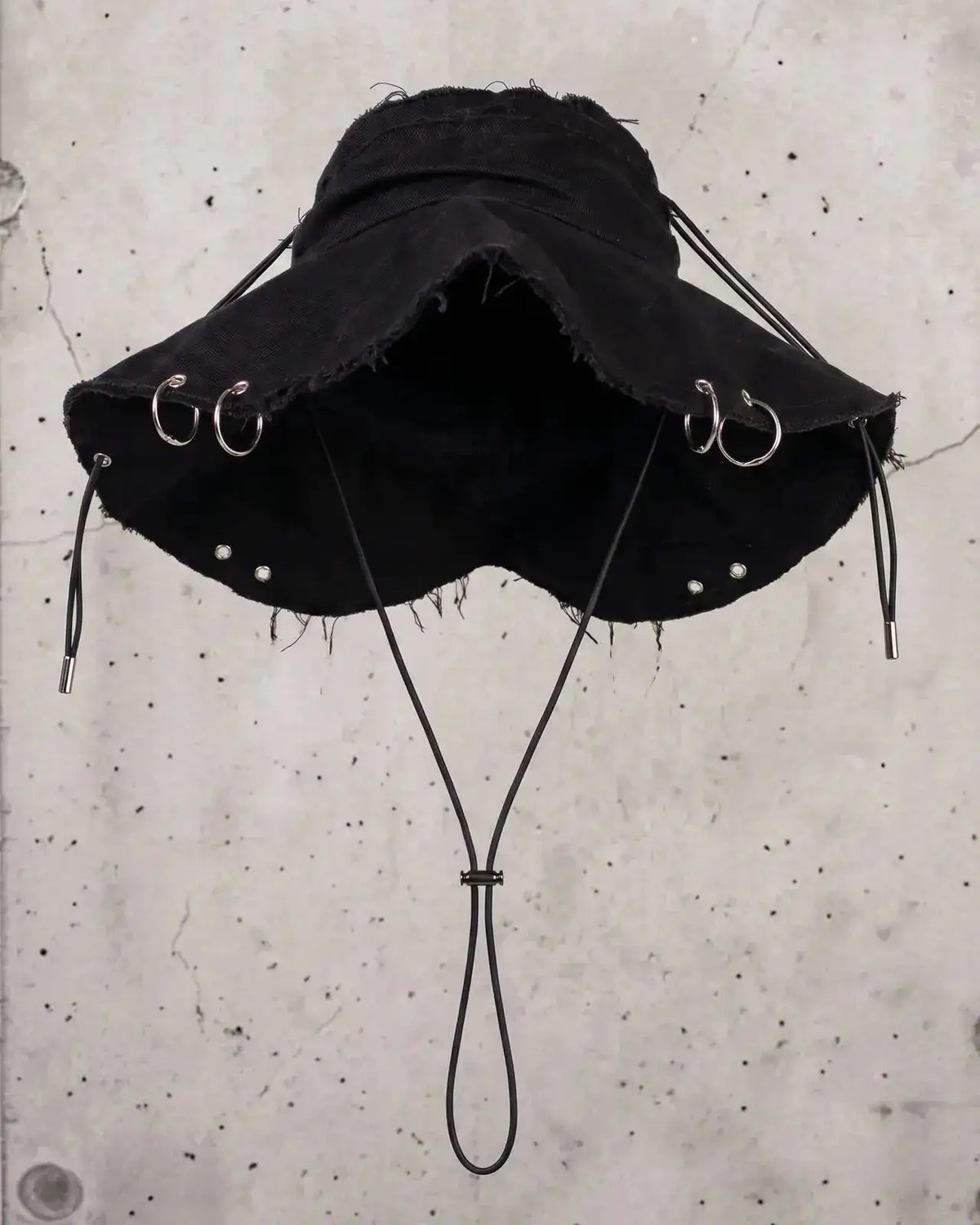 VOID HAT Black bucket hat - dark fashion by SON27
